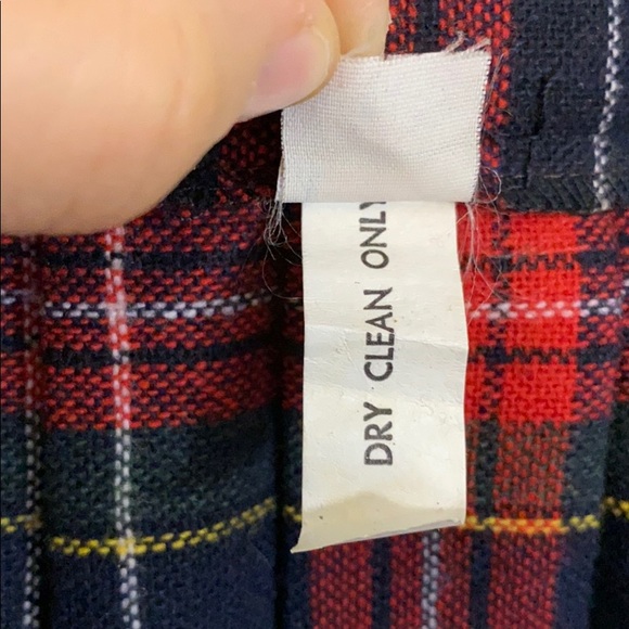 Vintage Workers Union Made Tartan Plaid Wrap Skirt - Picture 8 of 9
